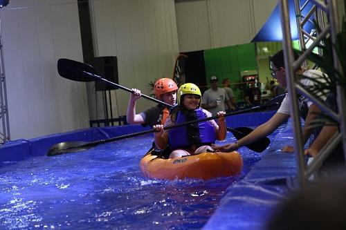 Visitantes de todas as idades e níveis de experiência terão a oportunidade de praticar diversas modalidades esportivas na principal feira de esportes e turismo de aventura da América Latina / Foto: Divulgação